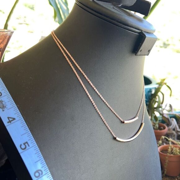 Rose Gold Dainty Layered The Limited Fashion Necklace $16ea / 3 for $25 - Picture 7 of 9